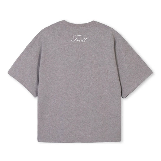 Embroidered Logo Boxy Tee