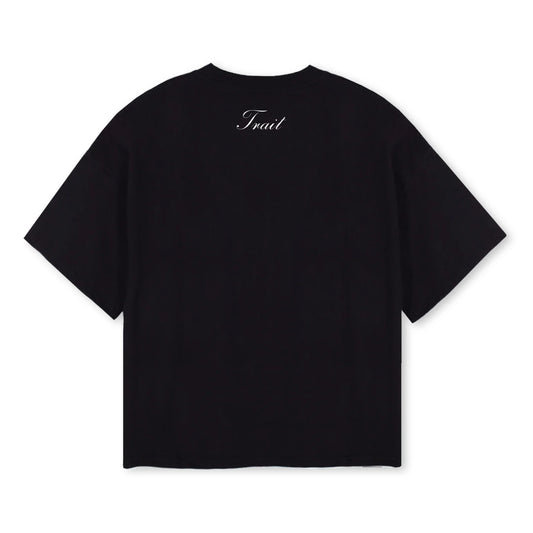 Embroidered Logo Boxy Tee